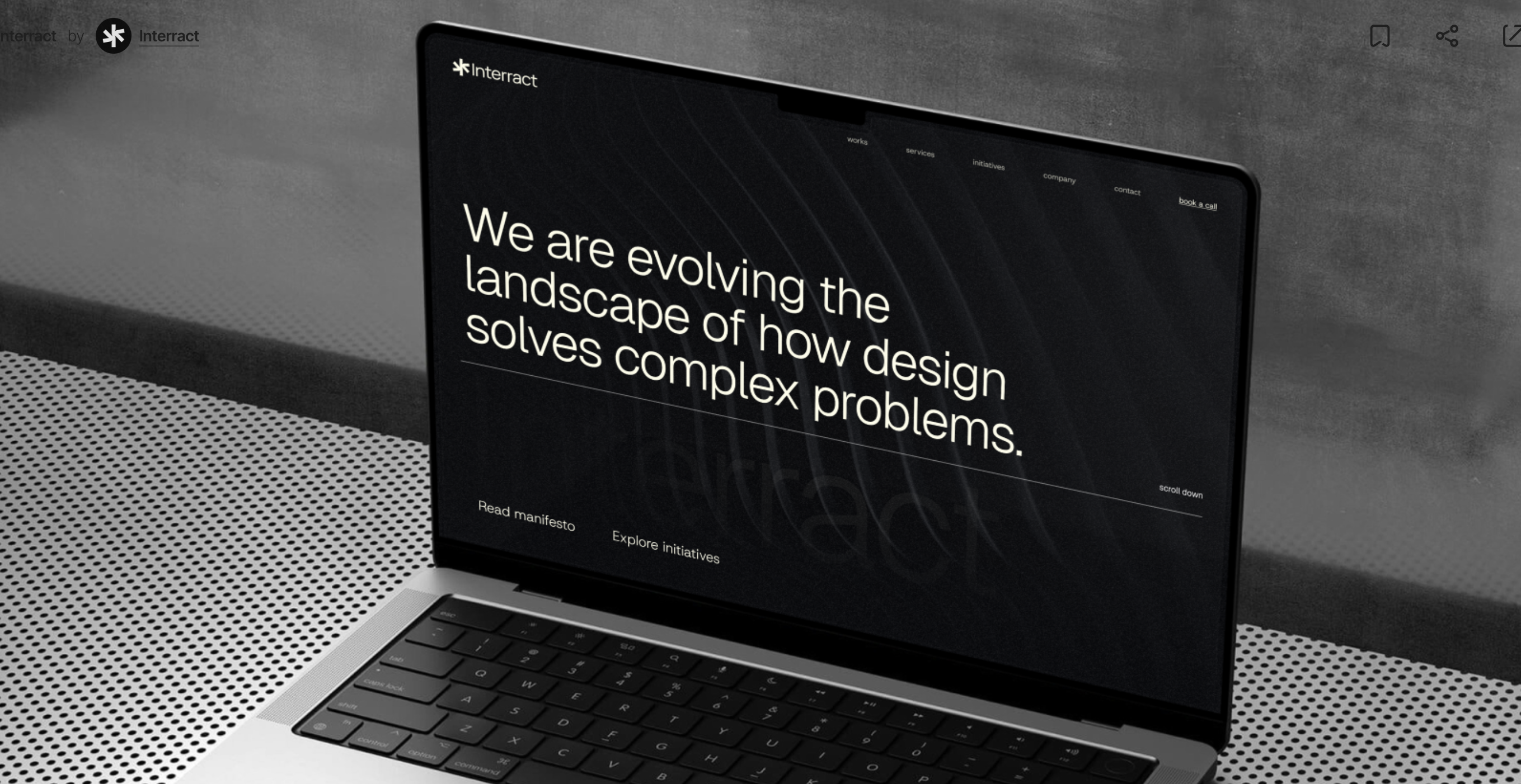 screenshot of multidisciplinary design lab website